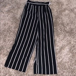 Striped flare pants